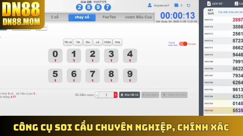 Công cụ soi cầu chuyên nghiệp, chính xác