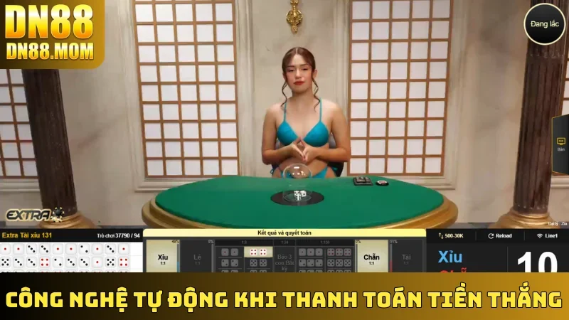 Công nghệ tự động khi thanh toán tiền thắng