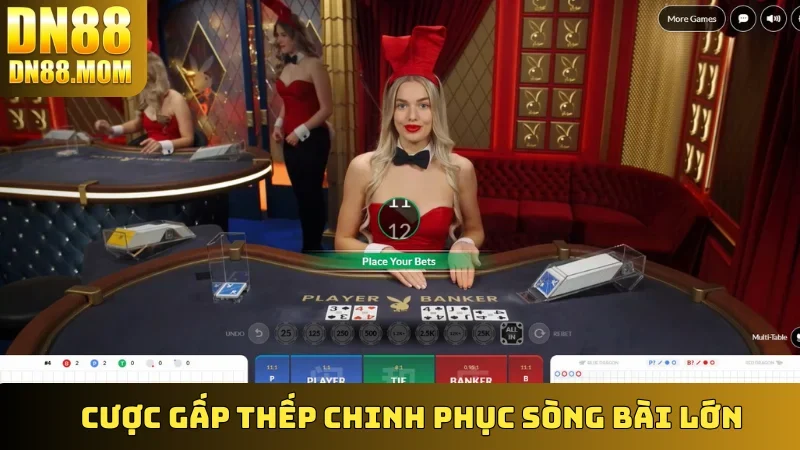 Cược gấp thếp chinh phục sòng bài lớn