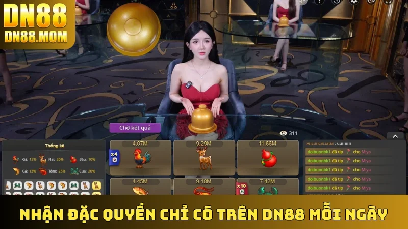 Nhận đặc quyền chỉ có trên DN88 mỗi ngày