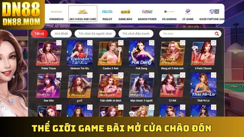 Thế giới game bài mở cửa chào đón