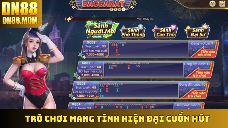 Trò chơi mang tính hiện đại cuốn hút